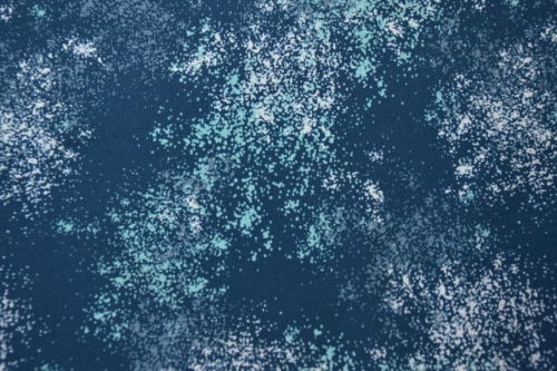 Jersey | Jesse | Sprenkel Muster | blau